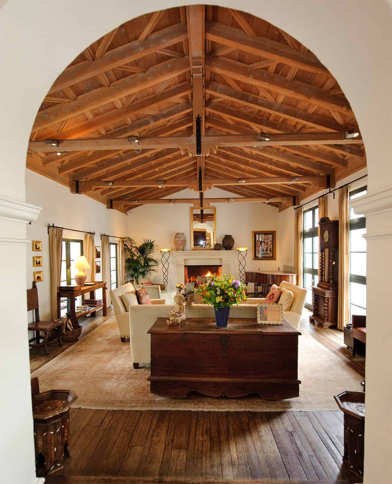 Cypress Inn Living Room Carmel by the Sea Hotel