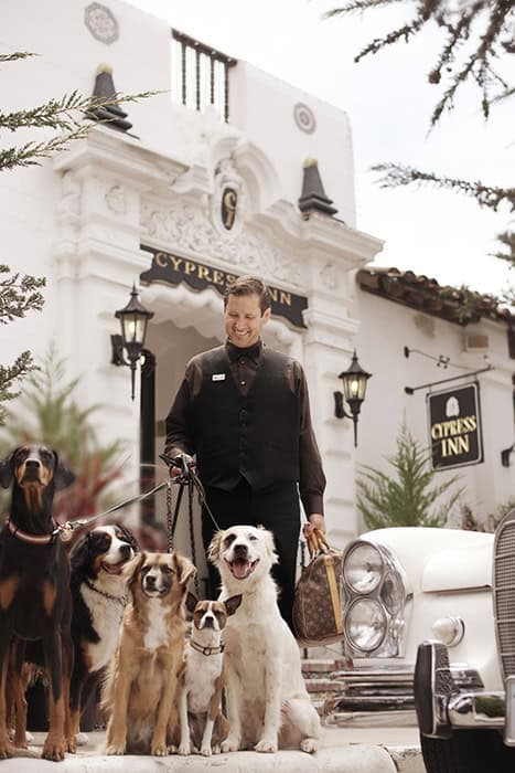 Cypress Inn Bellman, Luggage and Dogs