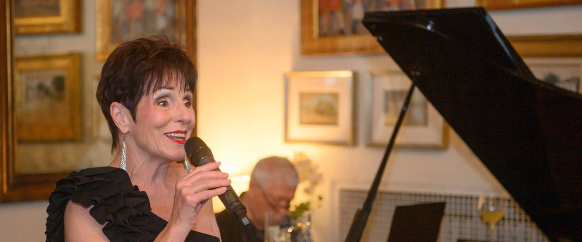 Debbie Davis with Gennady Performs at Terry's Restaurant + Lounge at Cypress Inn