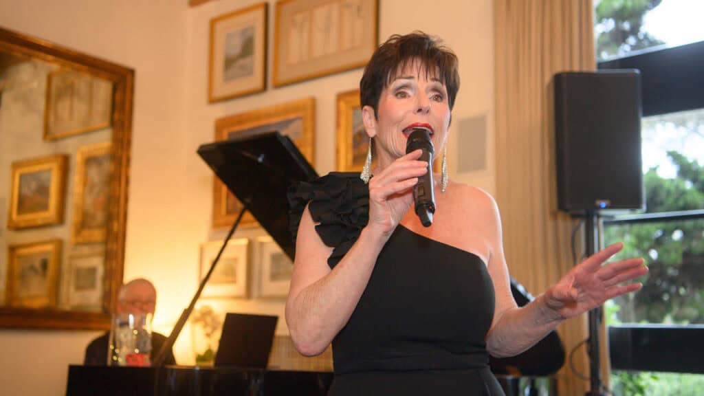 Debbie Davis with Gennady Performs at Terry's Restaurant + Lounge at Cypress Inn