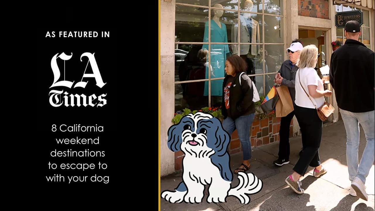 Cypress Inn in Carmel-by-the-Sea Celebrated in Los Angeles Times as a Top Pet-Friendly Weekend Destination