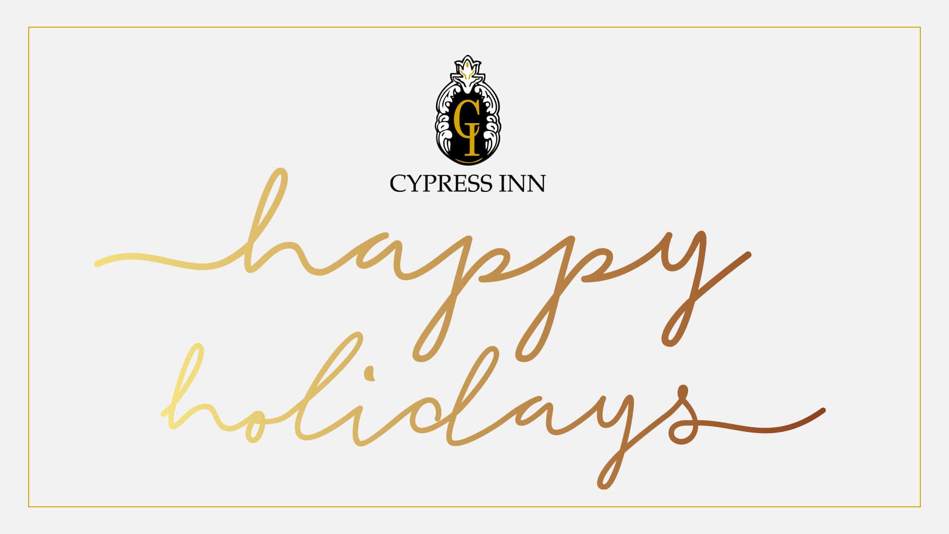 Happy Holidays from Cypress Inn