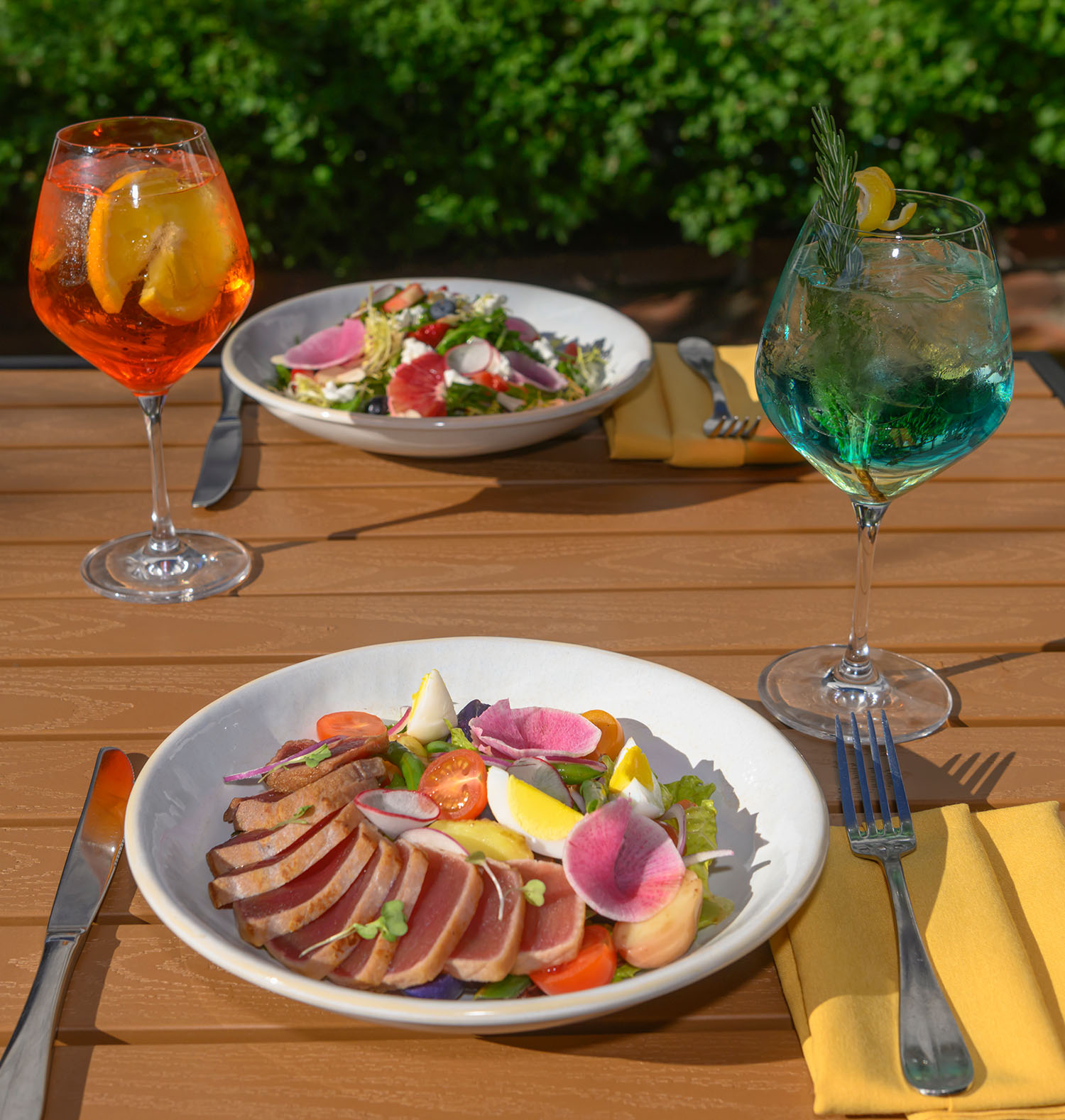 Terry's Restaurant and Lounge Tuna Tartare and Blood Orange Salad at Cypress Inn, Carmel by the Sea Hotel