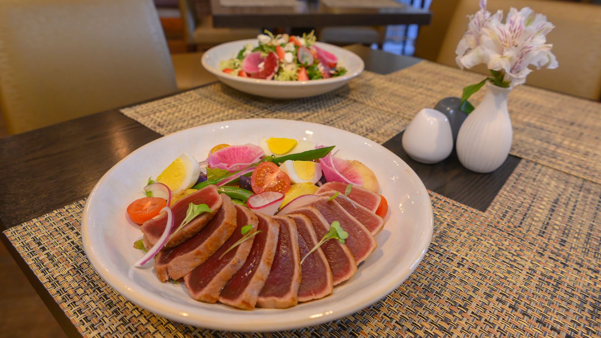 Terry's Restaurant and Lounge Tuna Tartare and Blood Orange Salad